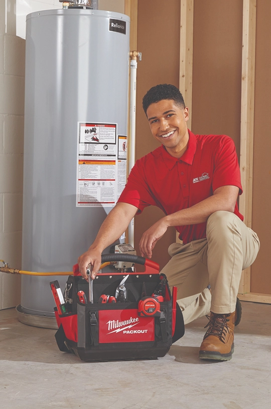 water heater repair technician